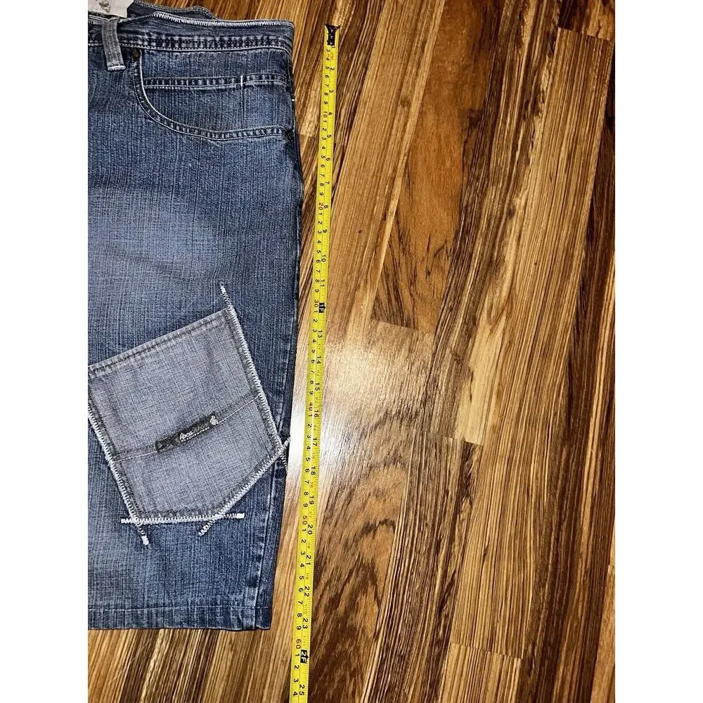 Rocawear Vintage Y2K Jeans Shorts Men’s‎ Size Worn Off Sz 34 Patchwork